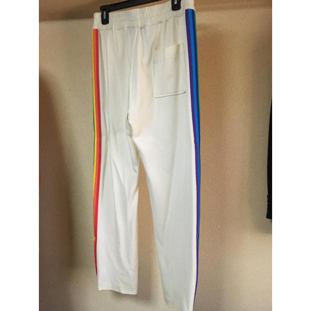 Xander Zhou white rainbow track pants | www.carmenundmelanie.at