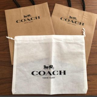 コーチ(COACH)のcoach コーチ　紙袋　不織布　3枚組(ショップ袋)