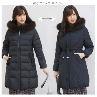 トッコ(tocco)のtocco closet ダウン×モッズリバーシブルコート(ダウンコート)