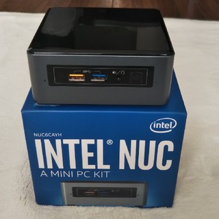 INTEL NUC NUC6CAYH Window10pro 4GB/1TB(PCパーツ)