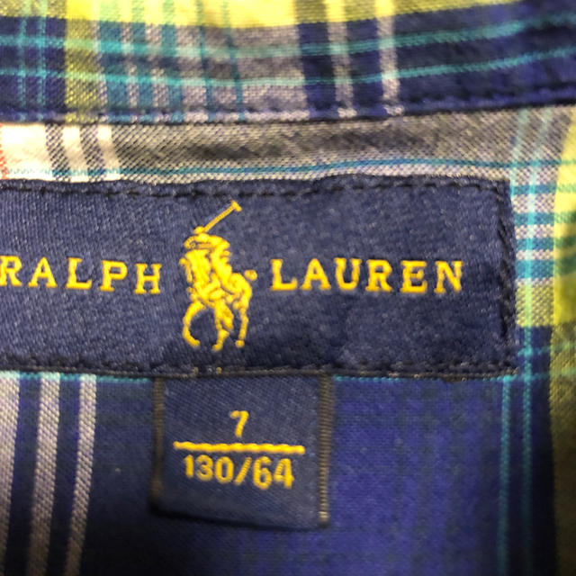 Ralph Lauren(ラルフローレン)のラルフローレン チェック長袖シャツ  130 キッズ/ベビー/マタニティのキッズ服男の子用(90cm~)(ブラウス)の商品写真