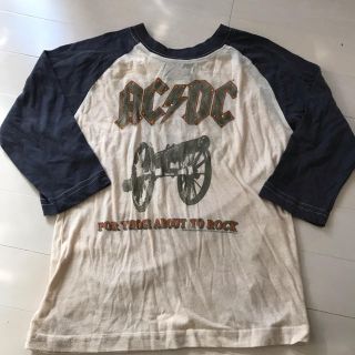 ジャンクフード(JUNK FOOD)のAC/DC デザインのTシャツ Sサイズ(Tシャツ(半袖/袖なし))