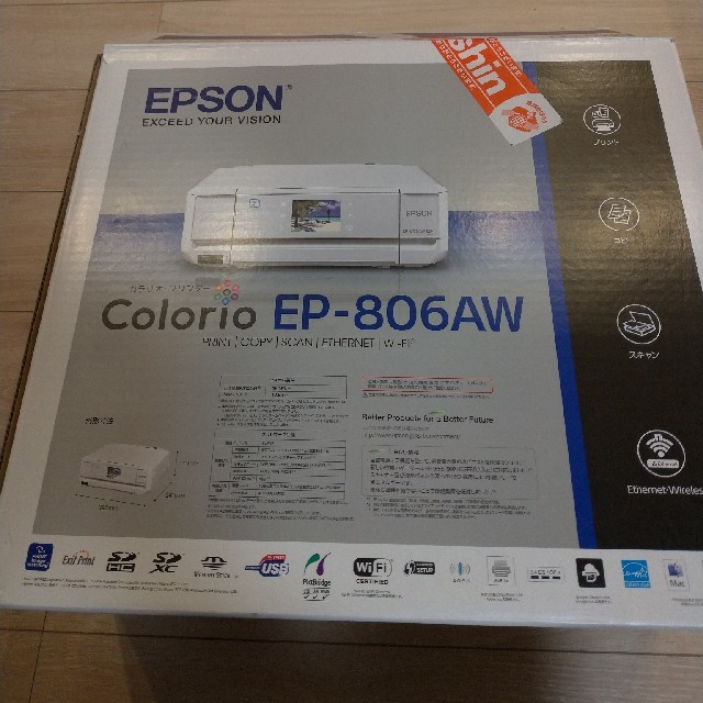 EPSON - ジャンク品 インクジェットプリンターEPSON colorio EP-806awの通販 by samohann2840's