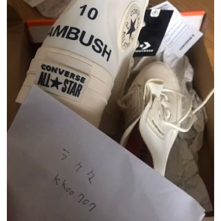 アンブッシュ(AMBUSH)の国内発送　AMBUSH CONVERSE Chuck 70 Hi 海外限定(スニーカー)