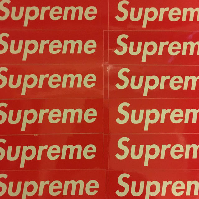 SUPREME RED BOX sticker 20枚 新品 シュプリーム