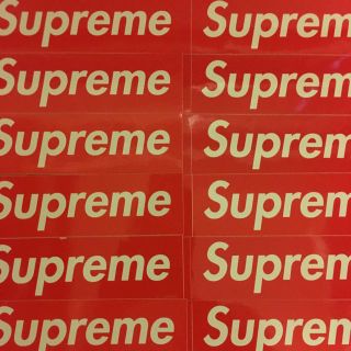 シュプリーム(Supreme)のSUPREME RED BOX sticker 20枚 新品 シュプリーム(その他)