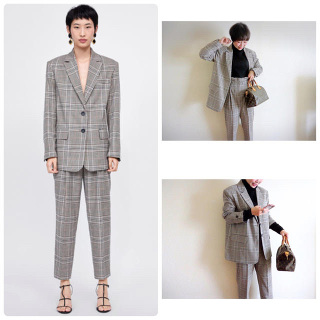 ZARA - 新品✨ZARA✨チェック柄set up🍁の通販 by Minty's shop ZARA - 新品✨ZARA✨チェック柄set up🍁の通販 by Minty's shop