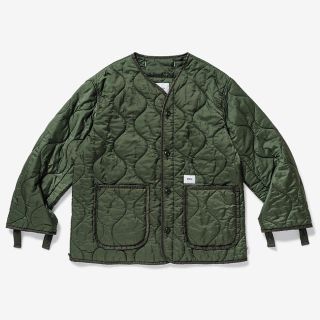 ダブルタップス(W)taps)のXL WTAPS JACKET NYLON RIPSTOP OD キルティング(ナイロンジャケット)