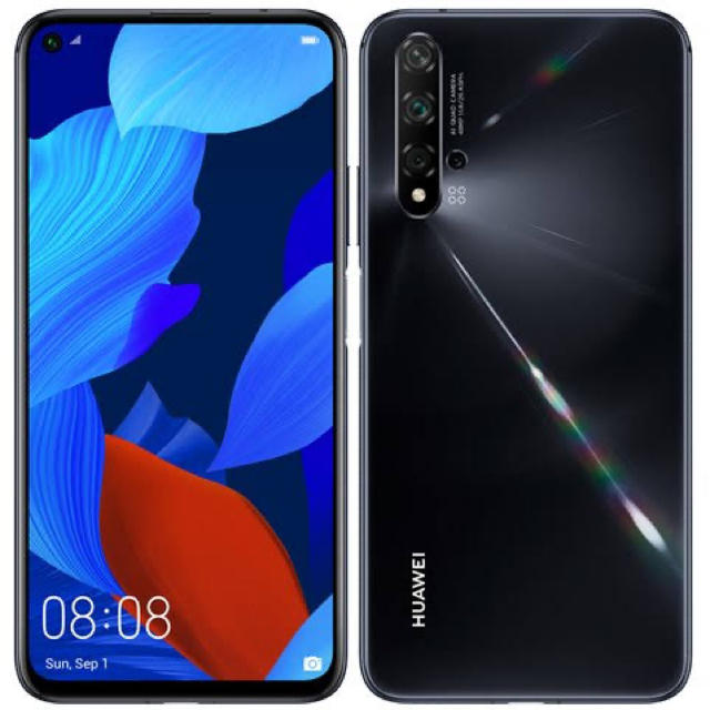 スマホ/家電/カメラ新品未開封 HUAWEI Nova5T ブラック