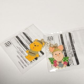 クマノプーサン(くまのプーさん)のプーさん&ピグレットディズニーシー限定ピンバッジ(バッジ/ピンバッジ)