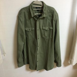 ザラ(ZARA)のZARA ダメージデニムシャツ(シャツ)