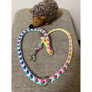 リード 犬 ハンドメイド パラコード(リード/首輪)