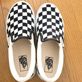 ヴァンズ(VANS)のvans キッズ スリッポン チェッカー まとめ買い500円引き(スリッポン)