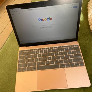 マック(Mac (Apple))のMacBook12インチ usキーボード ゴールド MRQN2J/A(ノートPC)