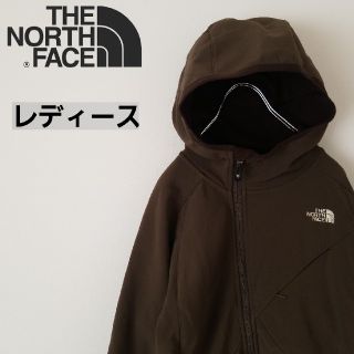 ザノースフェイス(THE NORTH FACE)のTHE NORTH FACE レディース ジャケット ブラウン フーディ(ブルゾン)