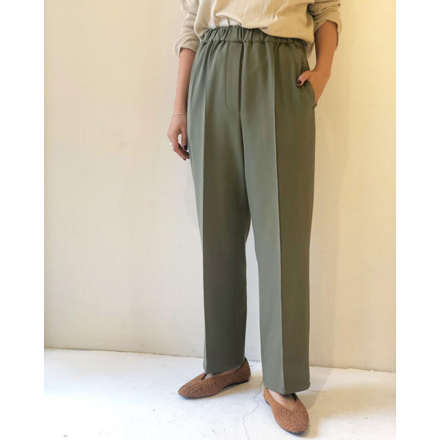 todayful  Stretch Trousers 36 ピスタチオ 新品パンツ