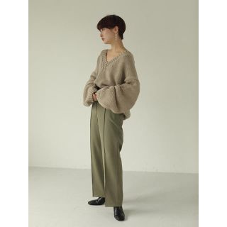 todayful  Stretch Trousers 36 ピスタチオ 新品