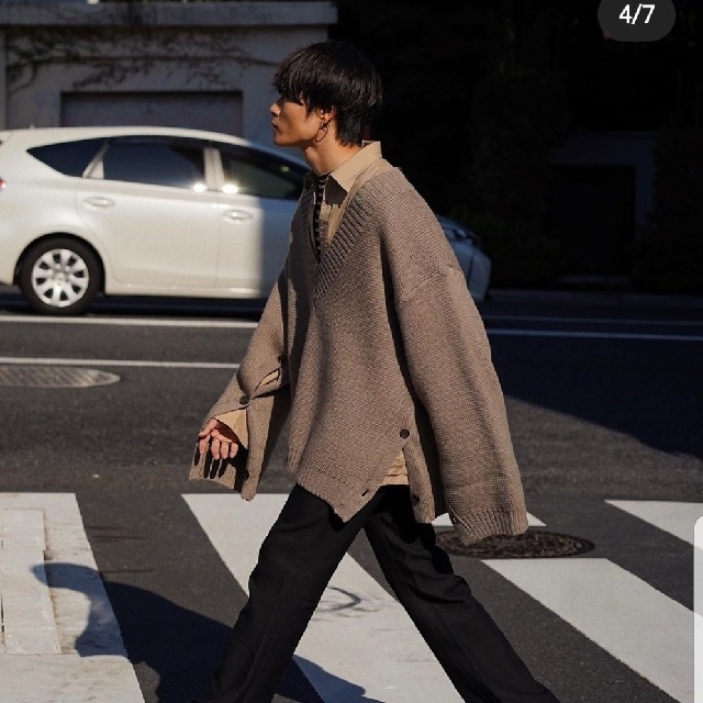 YOKE 19AW 5G MILANO RIB V-NECK towinglouisvilleky.com