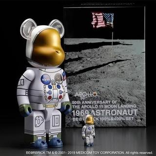 限定 BE@RBRICK 1969 ASTRONAUT アポロ50周年記念モデルtoy