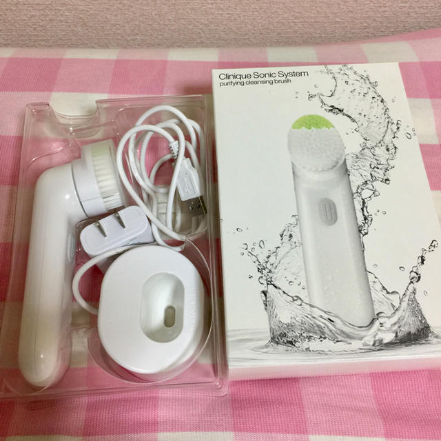 値下げ！美品！クリニーク電動洗顔ブラシ