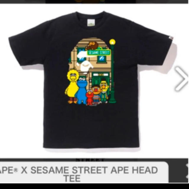 A BATHING APE(アベイシングエイプ)のトム狼🅱️P様　　bape x sesami Tシャツ　Mサイズ メンズのトップス(Tシャツ/カットソー(半袖/袖なし))の商品写真