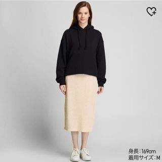 ユニクロ(UNIQLO)のUNIQLO リブタイトロングスカート(丈短め)(ロングスカート)