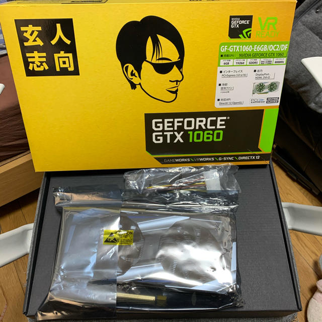 PCパーツ品　玄人志向 gtx1060 6g