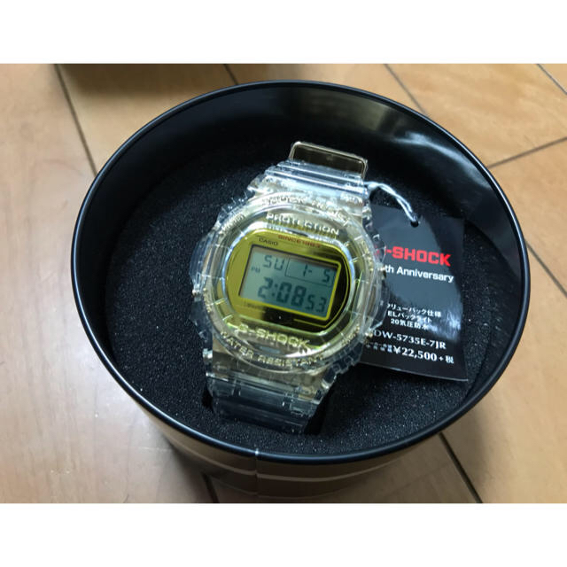 新品G-SHOCK  DW5735E-7JR GLACIER GOLD 35周年