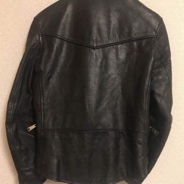 schott(ショット)の専用 ビンテージ vintage レザー ライダース ダブル メンズのジャケット/アウター(ライダースジャケット)の商品写真