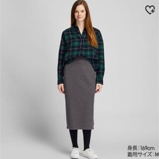 ユニクロ(UNIQLO)のUNIQLO リブタイトロングスカート(丈短め)(ロングスカート)