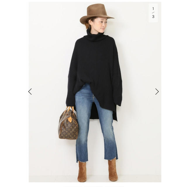 ドゥーズィエムクラス☆Oversized タートルネックプルオーバー☆美品 ...