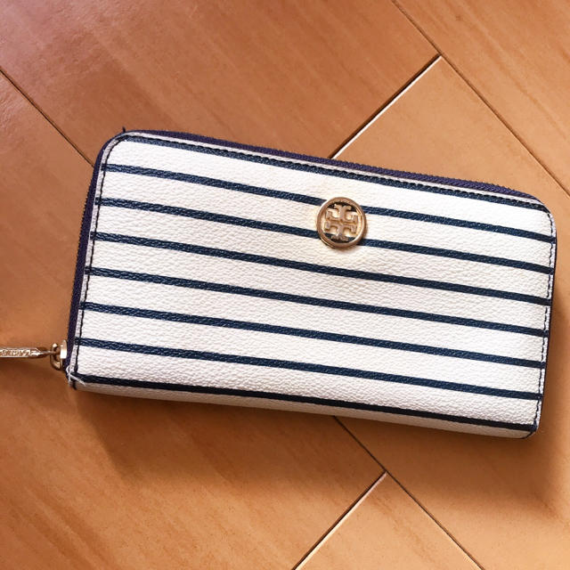 Tory Burch(トリーバーチ)の専用【美品】トリーバーチ 長財布 ボーダー レディースのファッション小物(財布)の商品写真