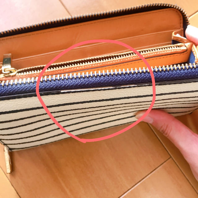 Tory Burch(トリーバーチ)の専用【美品】トリーバーチ 長財布 ボーダー レディースのファッション小物(財布)の商品写真