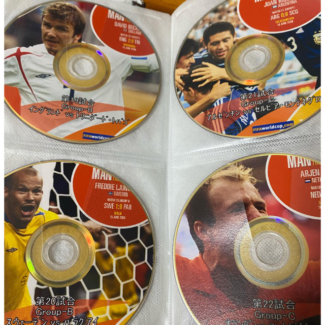 DVD 2006年 サッカーW杯 全試合 エンタメ/ホビーの雑誌(趣味/スポーツ)の商品写真