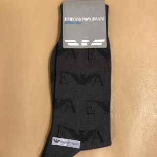 エンポリオアルマーニ(Emporio Armani)の新品　メンズ　エンポリオ　アルマーニ　綿ソックス　日本製(ソックス)