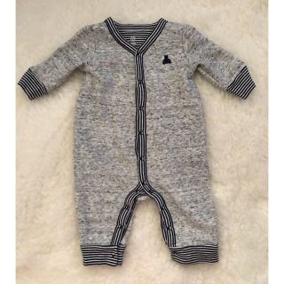 ベビーギャップ(babyGAP)のBaby GAP 裏起毛ロンパース　0-3m(ロンパース)