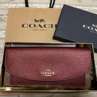 コーチ(COACH)の【値下げ】COACH レディース 長財布　箱付き(財布)