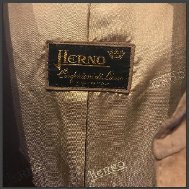 HERNO(ヘルノ)のヘルノ本革スエードジャケット メンズのジャケット/アウター(レザージャケット)の商品写真