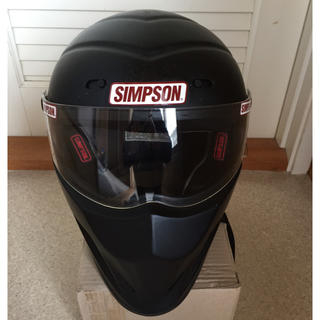 シンプソン(SIMPSON)のSIMPSON シンプソンヘルメットマットブラック ダイヤモンドバック(ヘルメット/シールド)