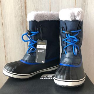 ソレル(SOREL)の★新品正規品★ソレル ユートパックナイロン ウインターブーツ ネイビー20cm(ブーツ)