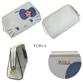 フルラ(Furla)のFURLA × KITTY　キティフェイスプリントポーチ(ポーチ)