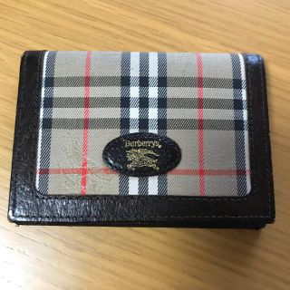 バーバリー(BURBERRY)の【値下げしました】オールドバーバリー パスケース Burberrys(名刺入れ/定期入れ)