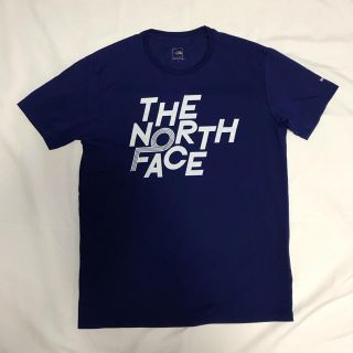 ザノースフェイス(THE NORTH FACE)のノースフェイス TNFトラックティー　アズテックブルー　Lサイズ(Tシャツ/カットソー(半袖/袖なし))