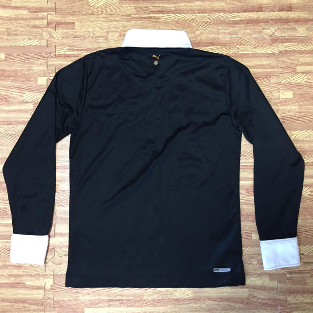 PUMA(プーマ)のプーマ　長袖　ポロシャツ サイズM　メンズ ブラック スポーツ/アウトドアのゴルフ(ウエア)の商品写真
