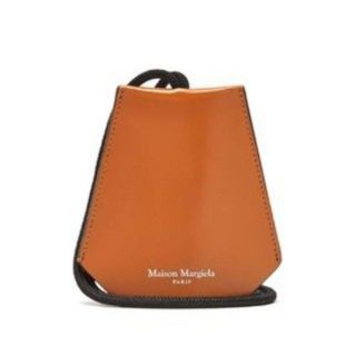 ②MAISON MARGIELA エンボスロゴ レザーキーリング ネックレス | www