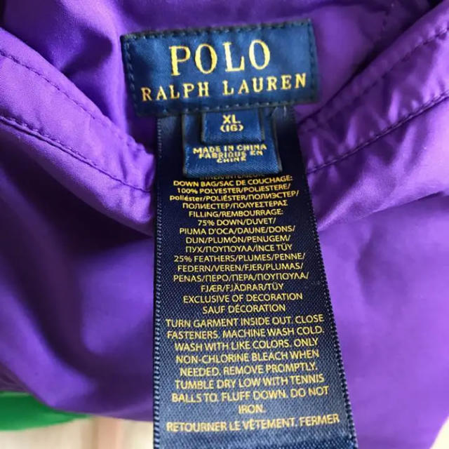 POLO RALPH LAUREN(ポロラルフローレン)のダウンベスト/ラルフローレン/キッズ150/レディース レディースのジャケット/アウター(ダウンジャケット)の商品写真