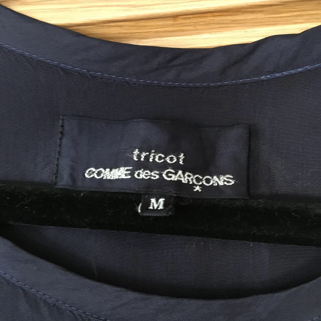 COMME des GARCONS(コムデギャルソン)のtricot COMME des GARCONS 藍染　ワンピース レディースのワンピース(ひざ丈ワンピース)の商品写真