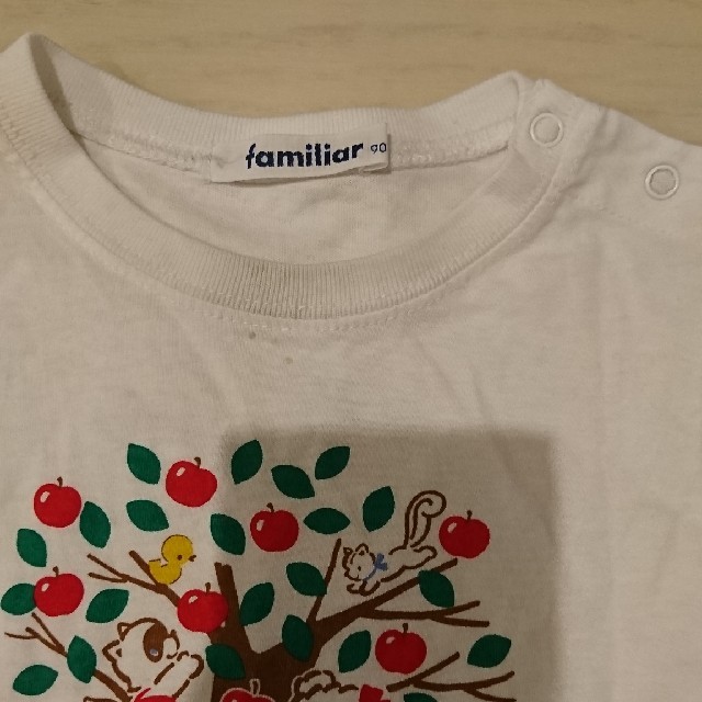 familiar(ファミリア)のfamiliar Tシャツ ９０ キッズ/ベビー/マタニティのキッズ服女の子用(90cm~)(Tシャツ/カットソー)の商品写真