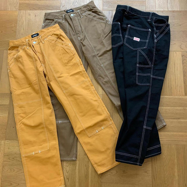 エクストララージ STITCH PAINTER PANT (黄色) | フリマアプリ ラクマ