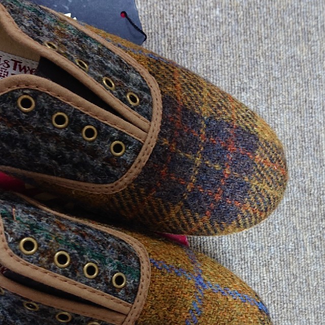 Harris Tweed(ハリスツイード)のハリスツイード/FRANCESCA ツイードスニーカー美品 レディースの靴/シューズ(スニーカー)の商品写真